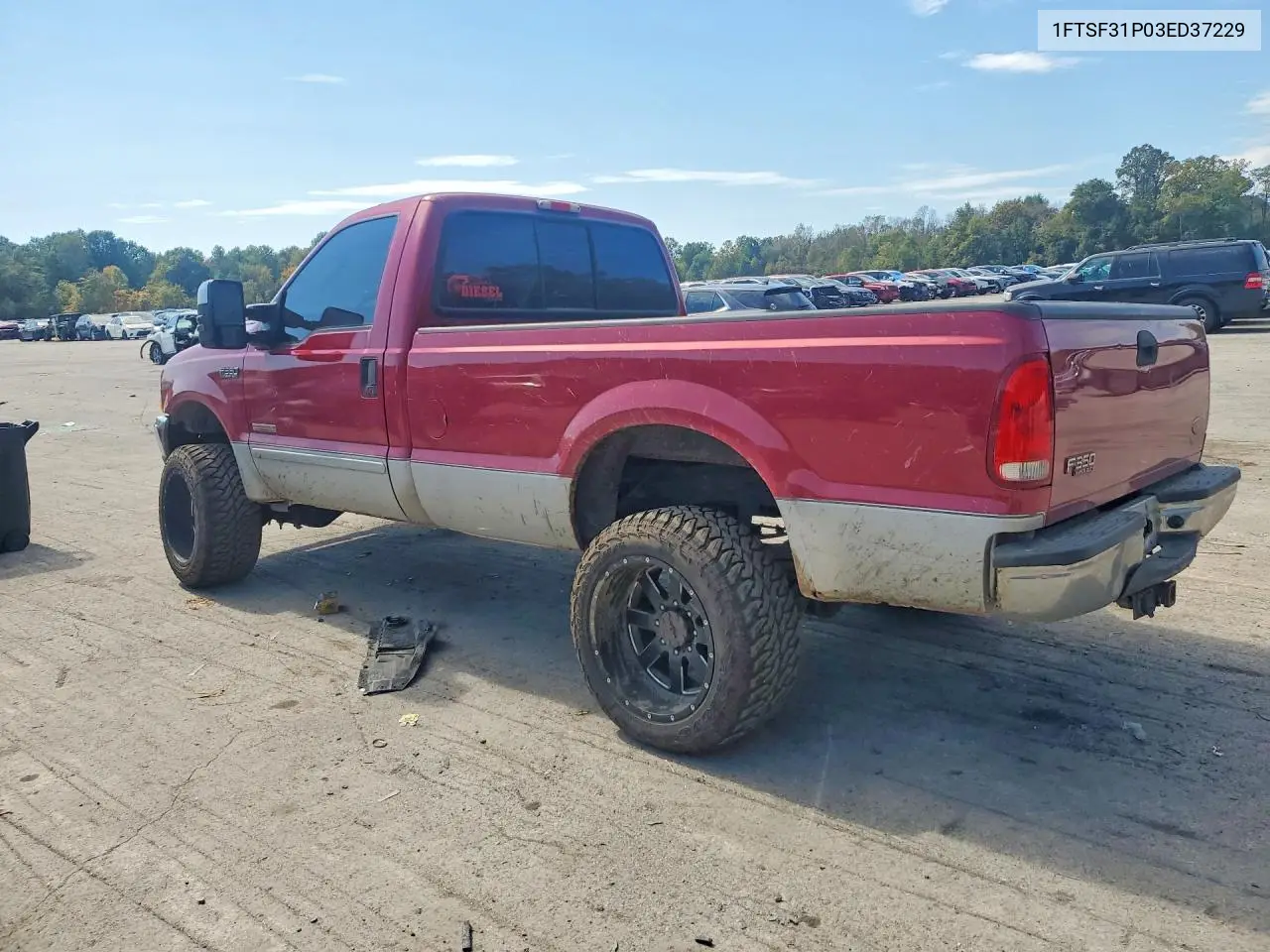 2003 FORD F350 VIN 1FTSF31P03ED37229 — фото 2
