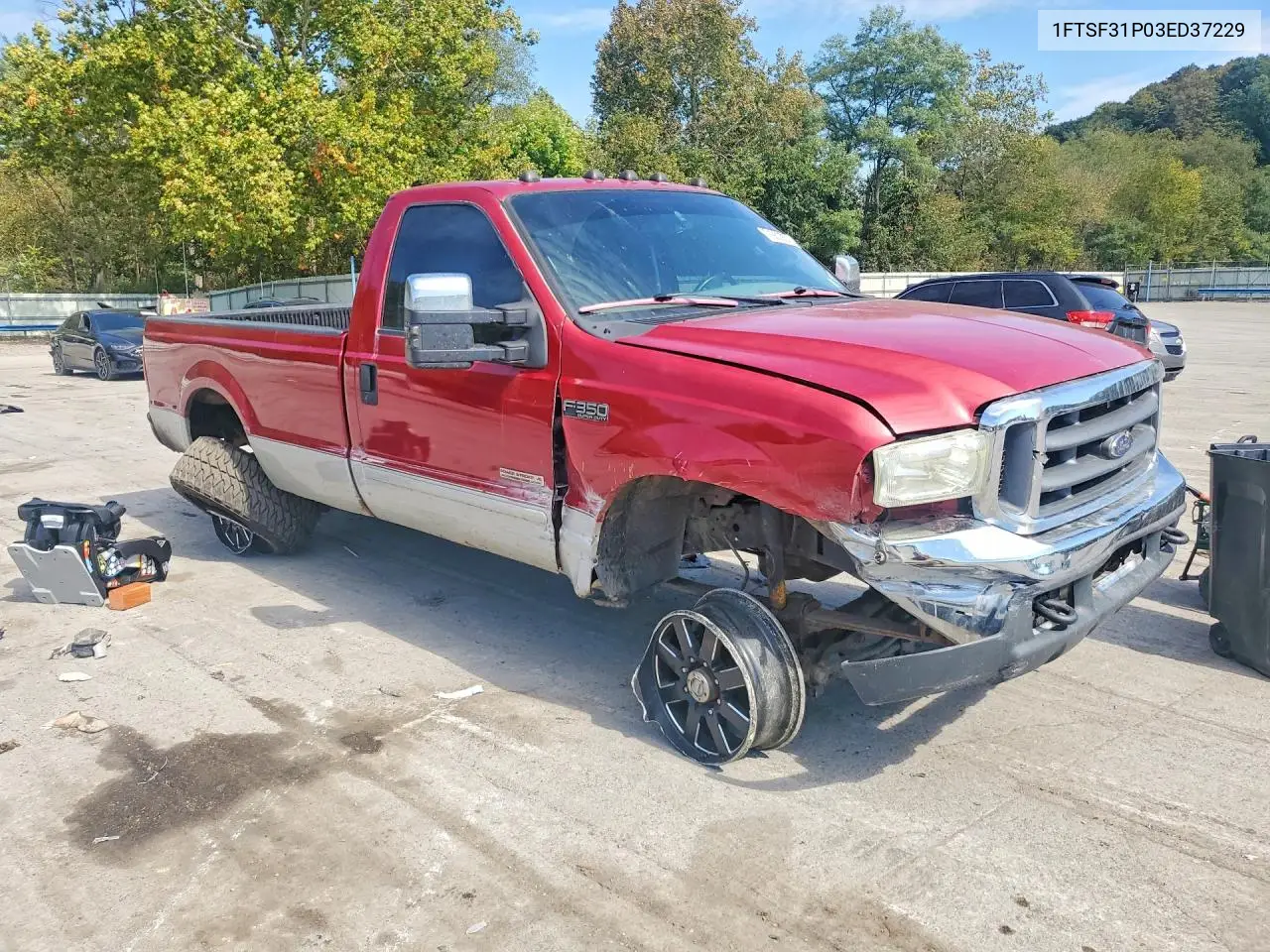 2003 FORD F350 VIN 1FTSF31P03ED37229 — фото 4