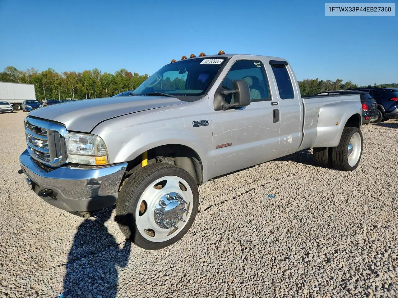 FORD F350 2004, VIN 1FTWX33P44EB27360