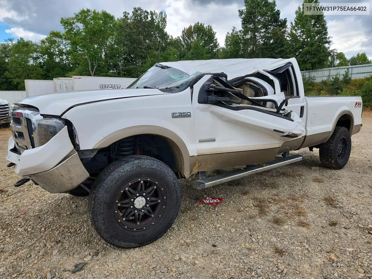 FORD F350 2005, VIN 1FTWW31P75EA66402