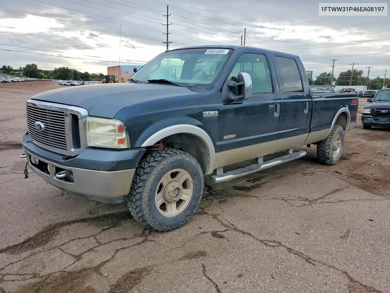 FORD F350 2006, VIN 1FTWW31P46EA08197