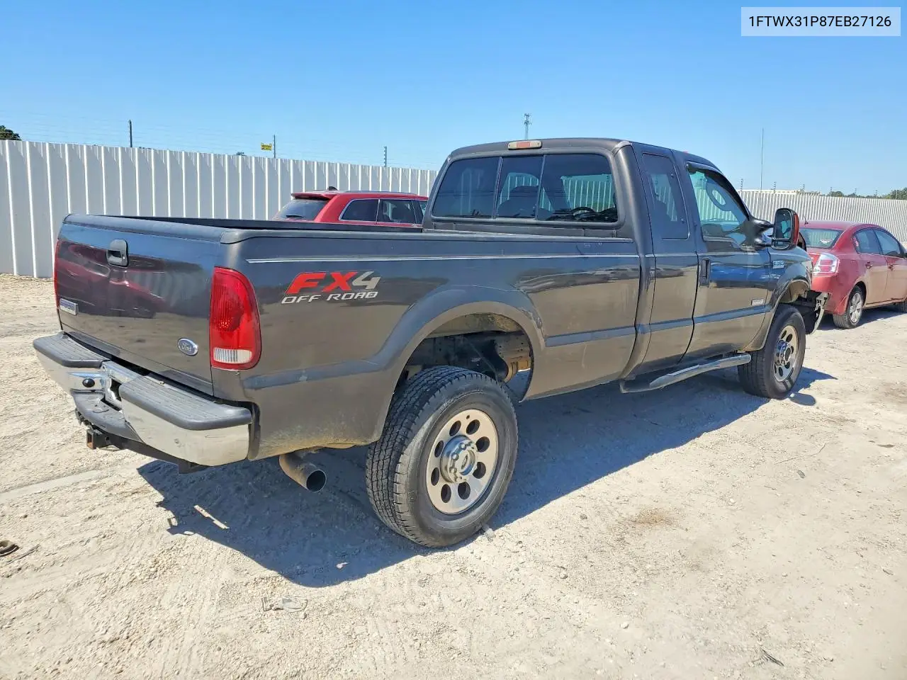2007 FORD F350 VIN 1FTWX31P87EB27126 — фото 3