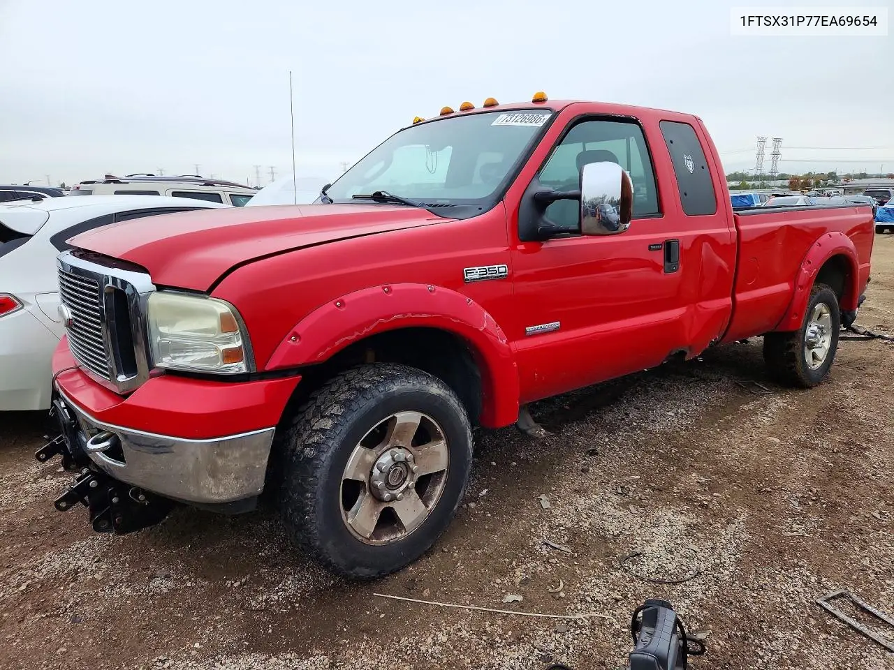FORD F350 2007, VIN 1FTSX31P77EA69654