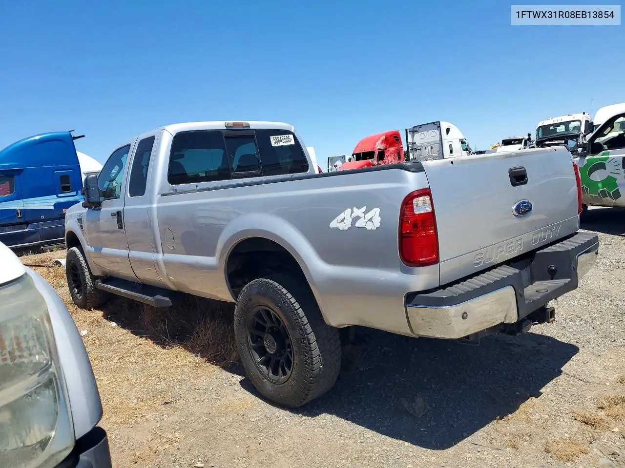2008 FORD F350 VIN 1FTWX31R08EB13854 — фото 2