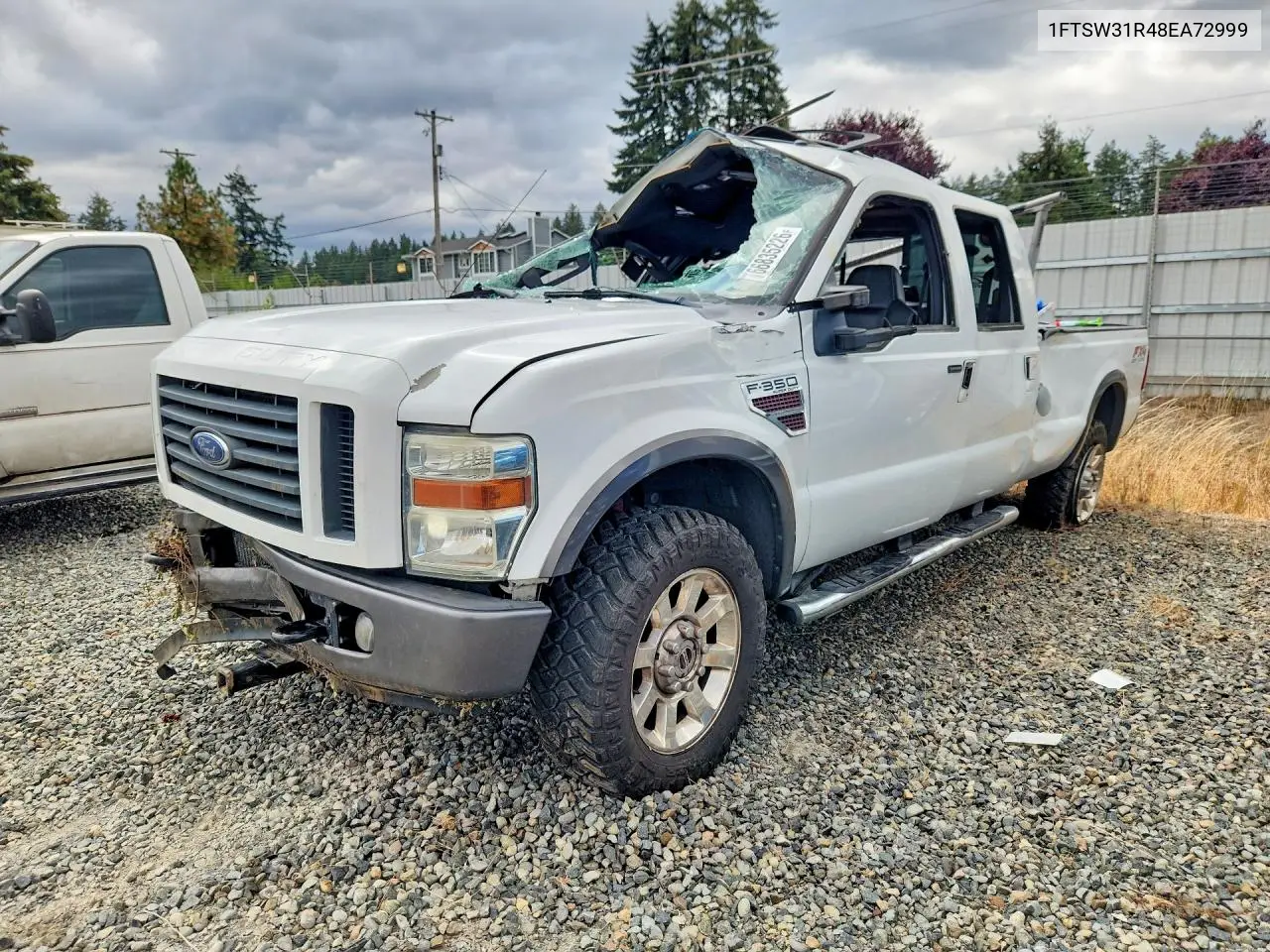 FORD F350 2008, VIN 1FTSW31R48EA72999