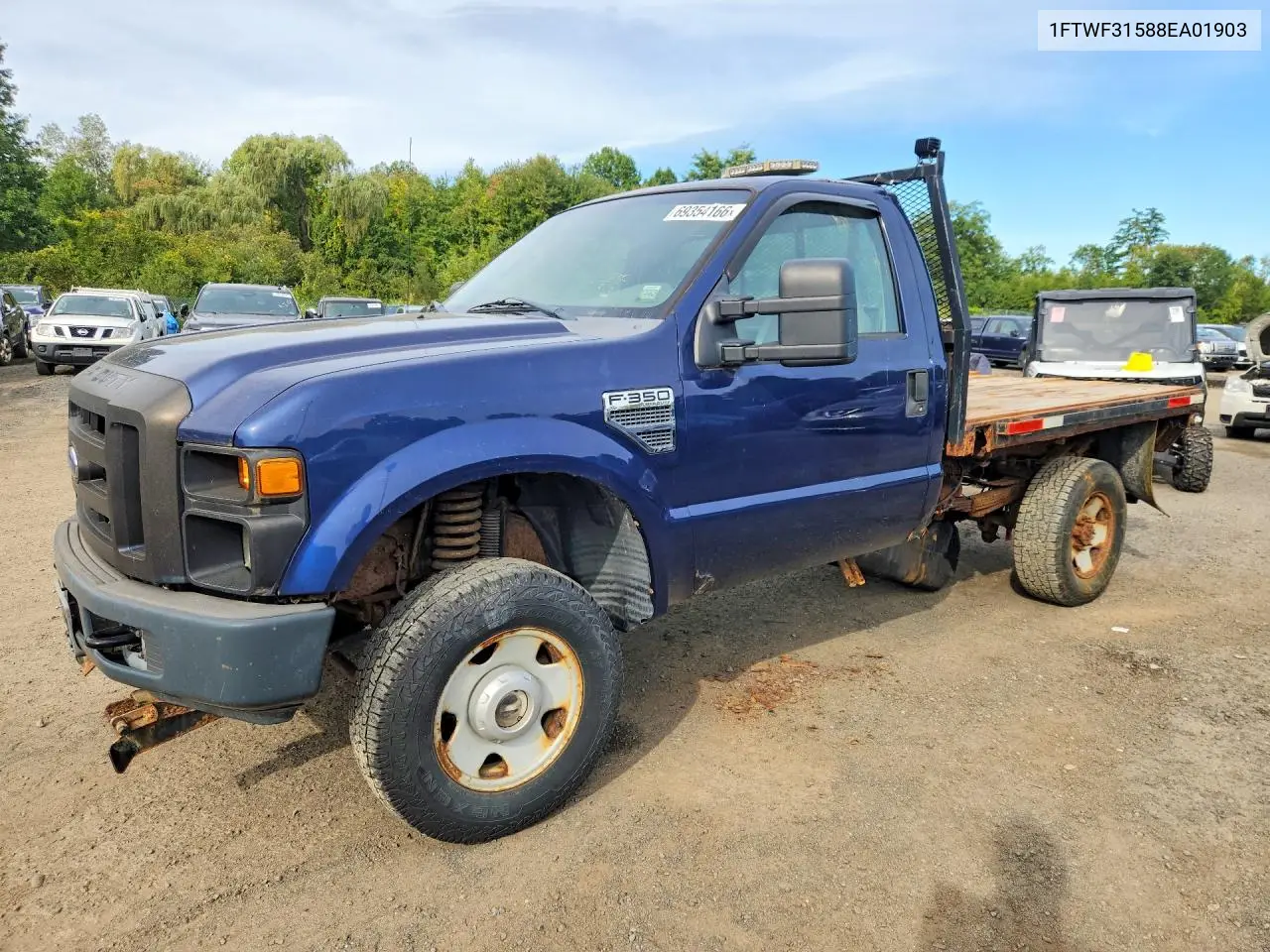 FORD F350 2008, VIN 1FTWF31588EA01903