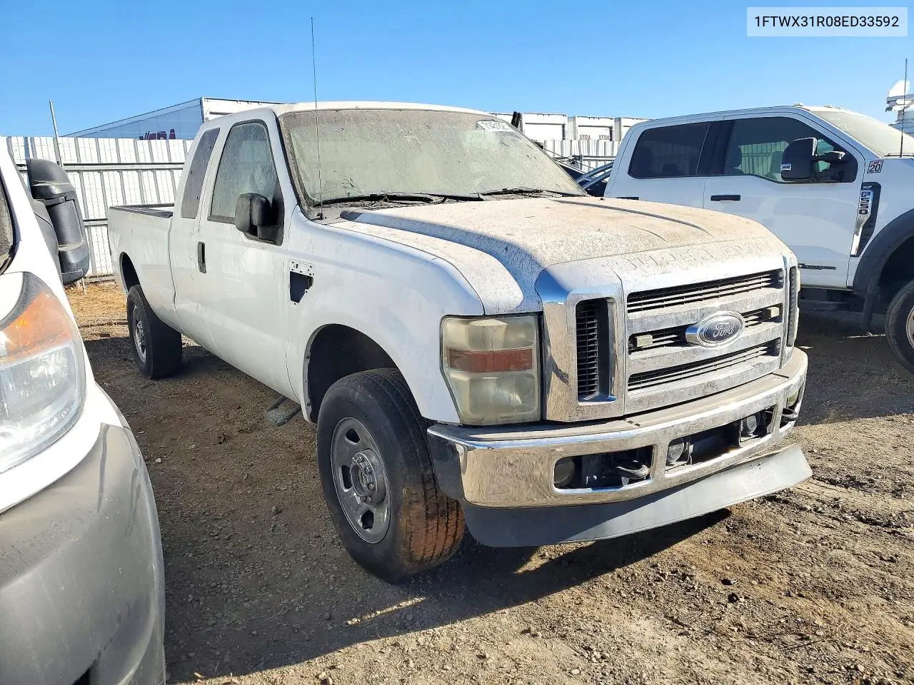 2008 FORD F350 VIN 1FTWX31R08ED33592 — фото 4