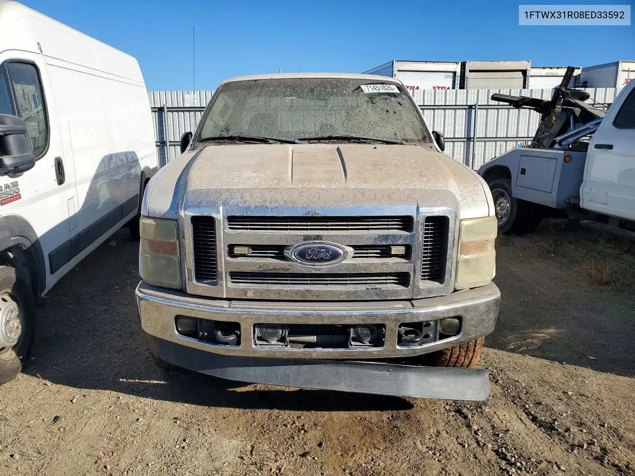2008 FORD F350 VIN 1FTWX31R08ED33592 — фото 5