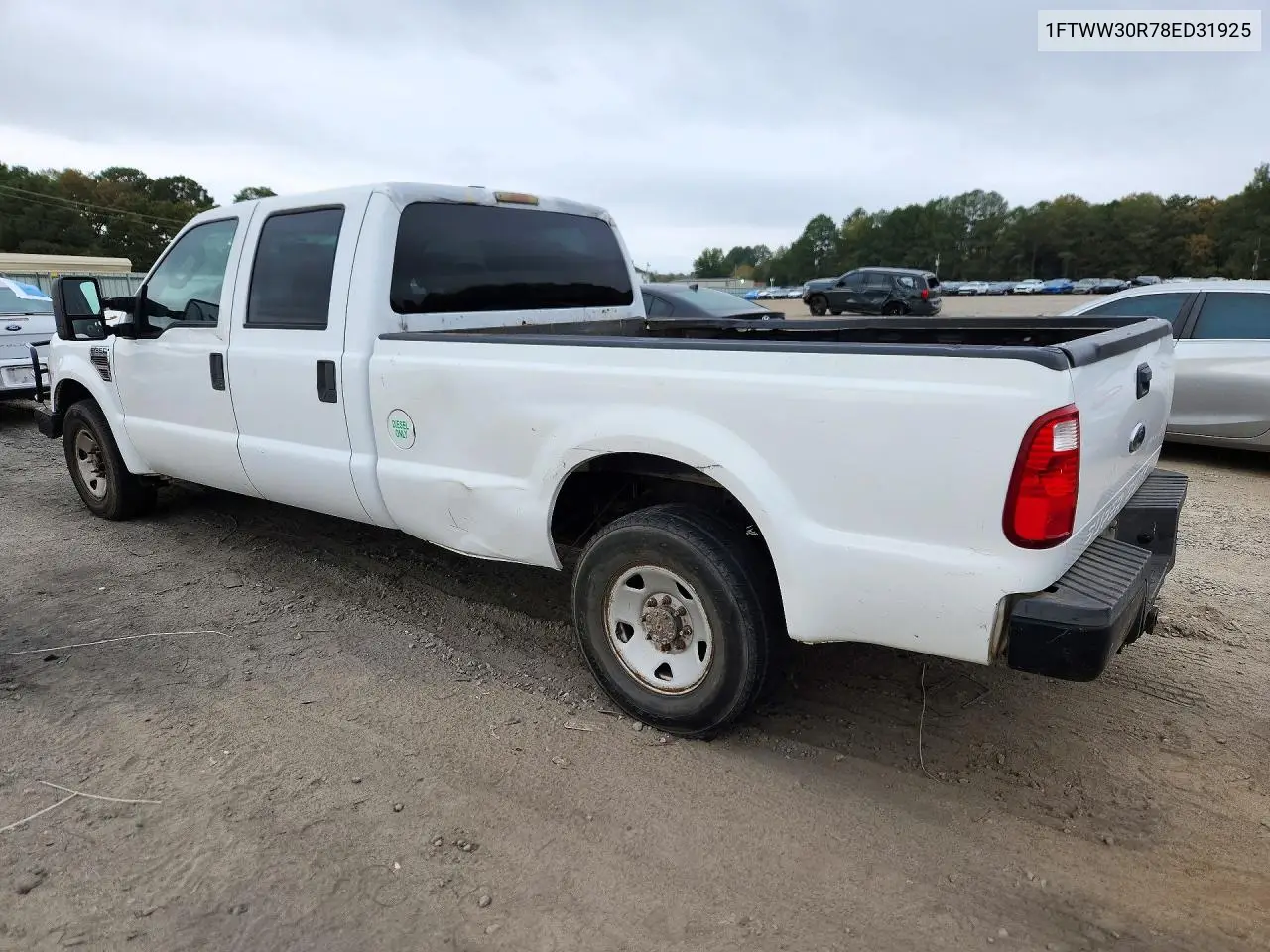 2008 FORD F350 VIN 1FTWW30R78ED31925 — фото 2