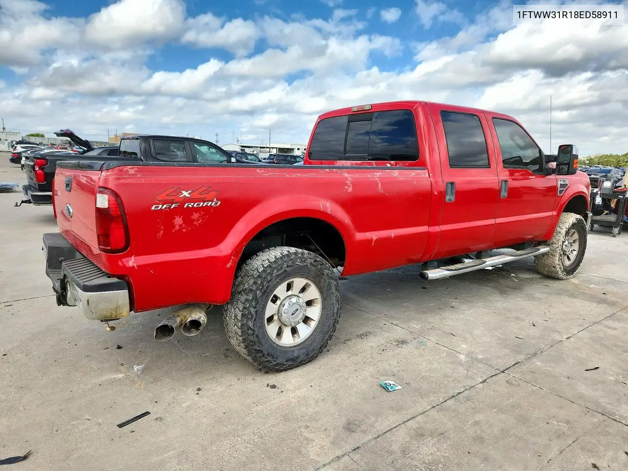 2008 FORD F350 VIN 1FTWW31R18ED58911 — фото 3