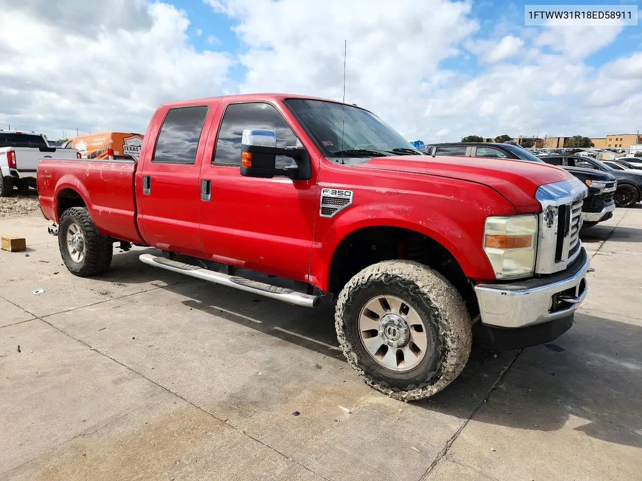 2008 FORD F350 VIN 1FTWW31R18ED58911 — фото 4