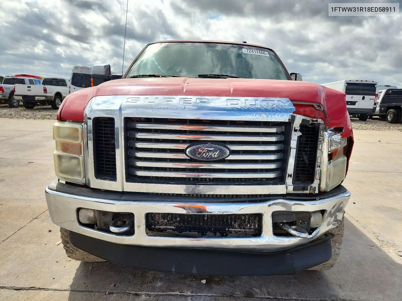2008 FORD F350 VIN 1FTWW31R18ED58911 — фото 5
