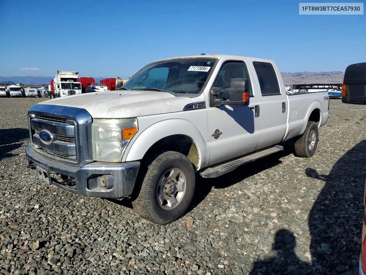 FORD F350 2012, VIN 1FT8W3BT7CEA57930