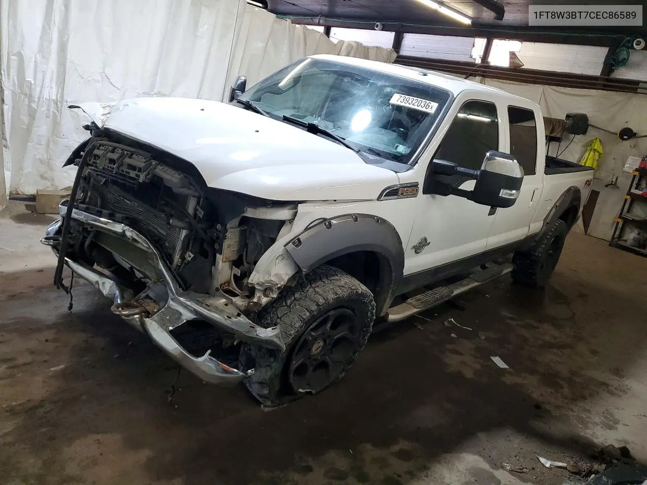 FORD F350 2012, VIN 1FT8W3BT7CEC86589