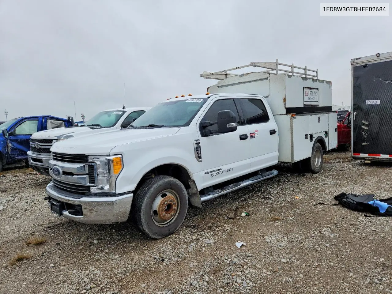 FORD F350 2017, VIN 1FD8W3GT8HEE02684