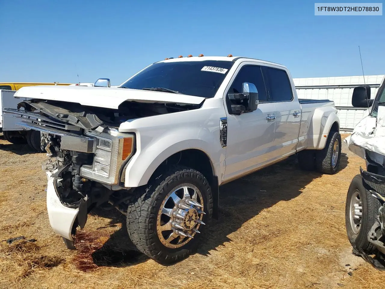 FORD F350 2017, VIN 1FT8W3DT2HED78830