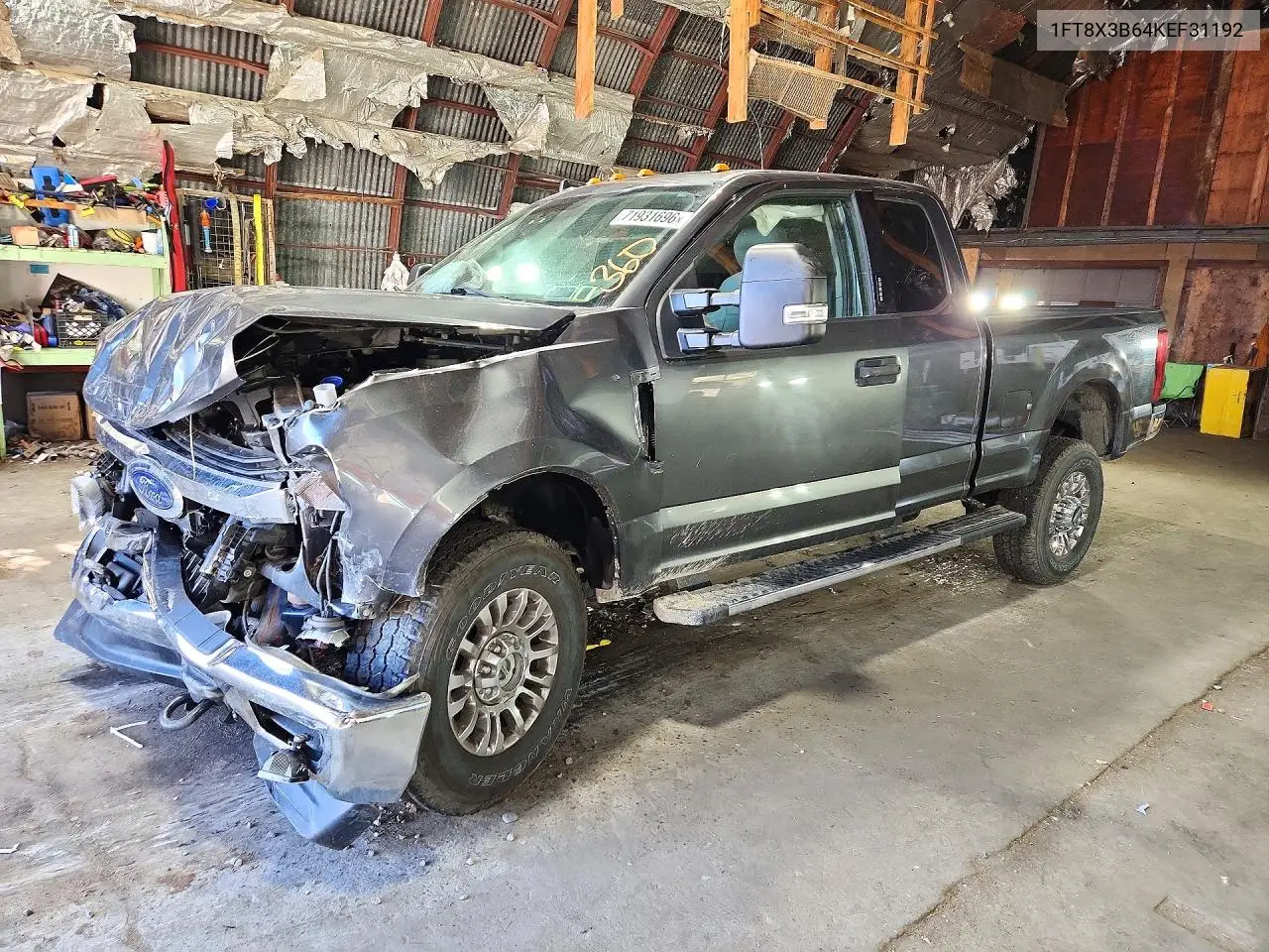 FORD F350 2019, VIN 1FT8X3B64KEF31192