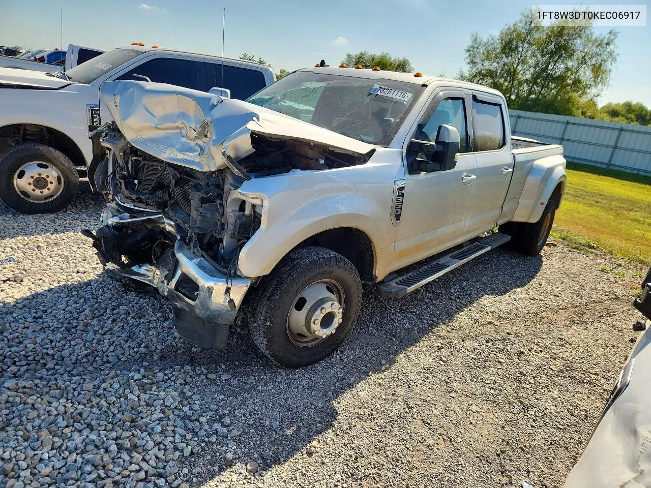 FORD F350 2019, VIN 1FT8W3DT0KEC06917