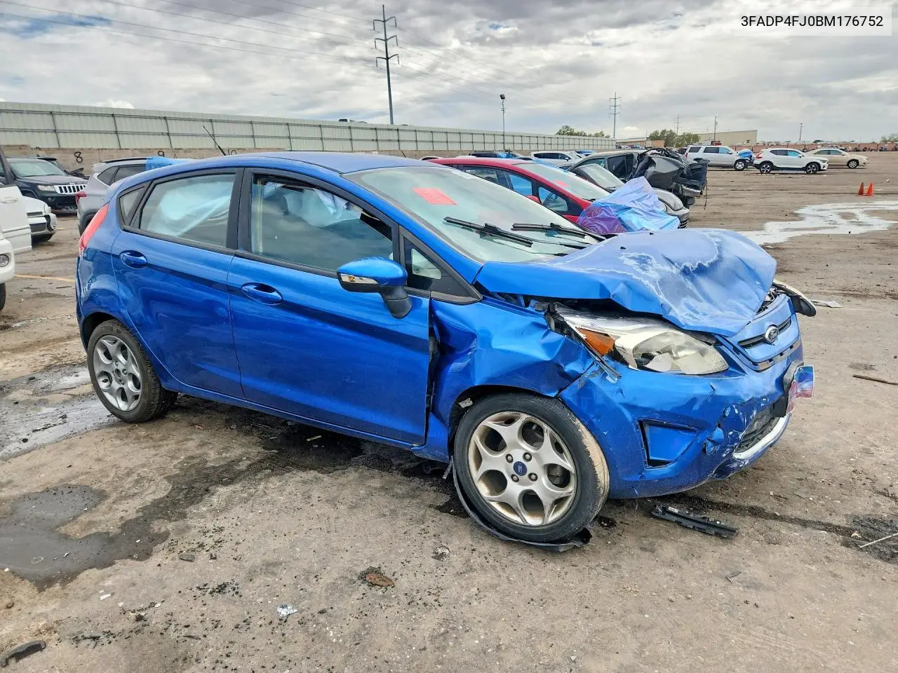 2011 FORD FIESTA VIN 3FADP4FJ0BM176752 — фото 4