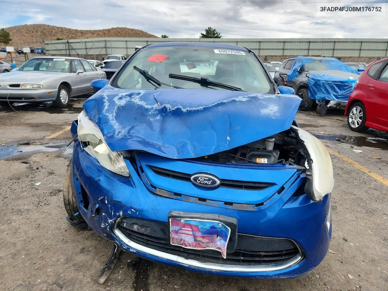 2011 FORD FIESTA VIN 3FADP4FJ0BM176752 — фото 5