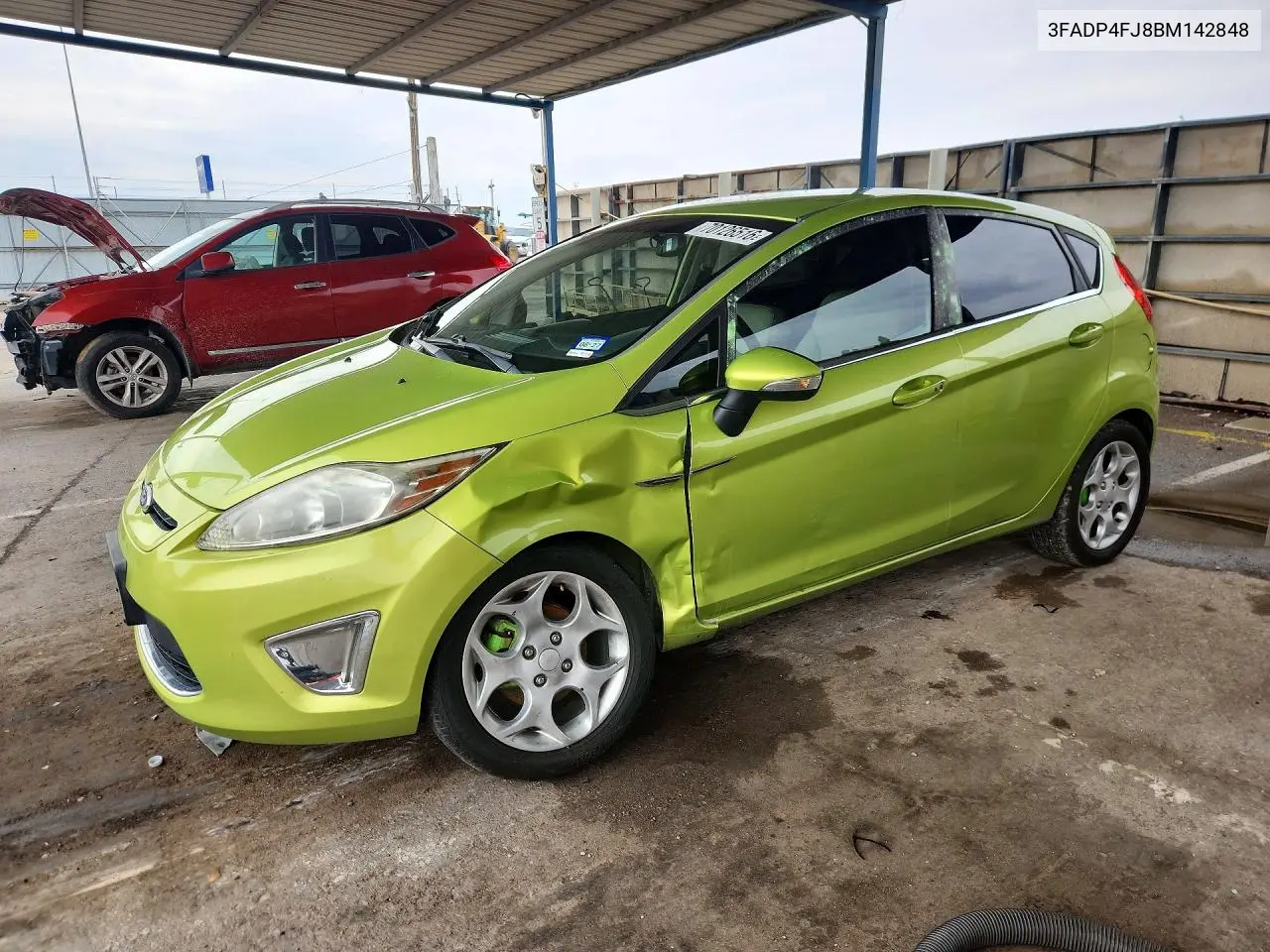 FORD FIESTA 2011, VIN 3FADP4FJ8BM142848