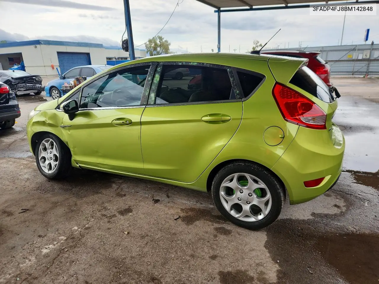 2011 FORD FIESTA VIN 3FADP4FJ8BM142848 — фото 2