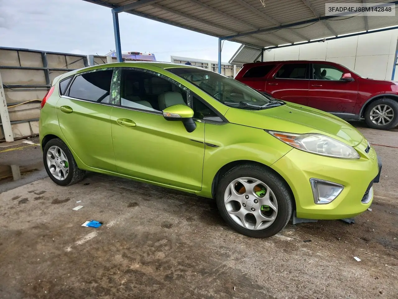 2011 FORD FIESTA VIN 3FADP4FJ8BM142848 — фото 4