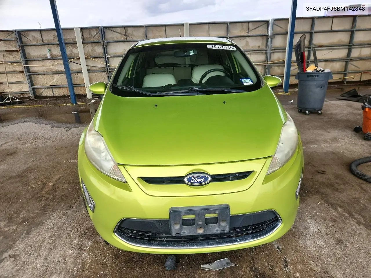 2011 FORD FIESTA VIN 3FADP4FJ8BM142848 — фото 5