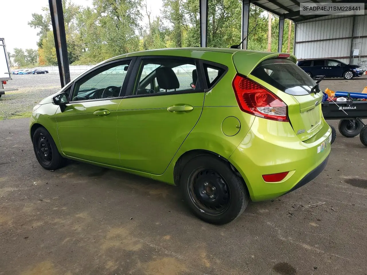 2011 FORD FIESTA VIN 3FADP4EJ1BM228441 — фото 2