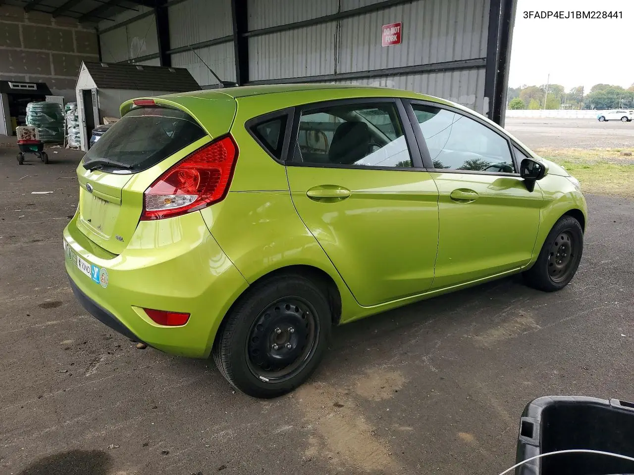 2011 FORD FIESTA VIN 3FADP4EJ1BM228441 — фото 3