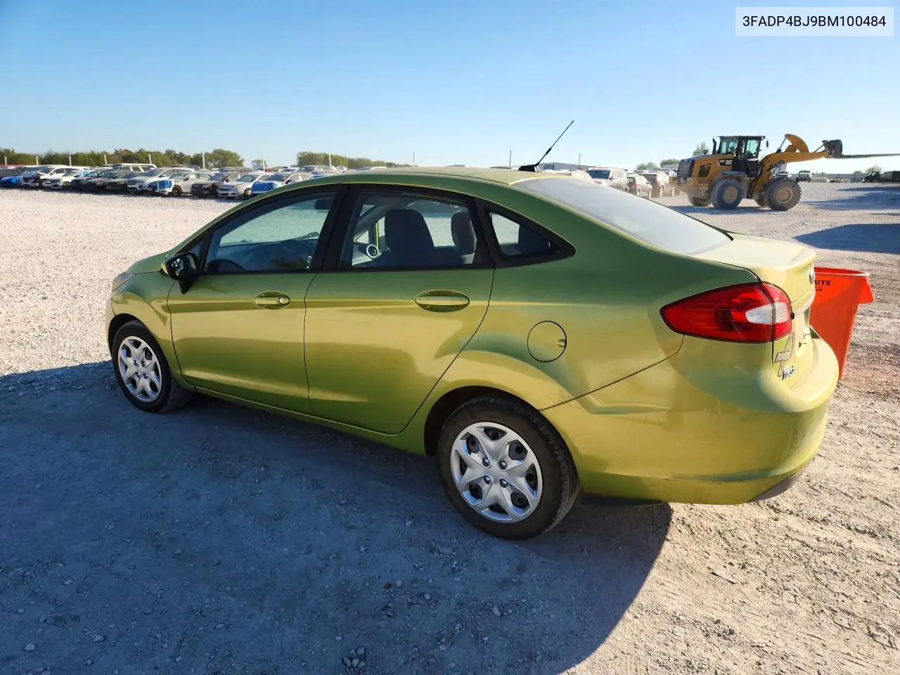 2011 FORD FIESTA VIN 3FADP4BJ9BM100484 — фото 2