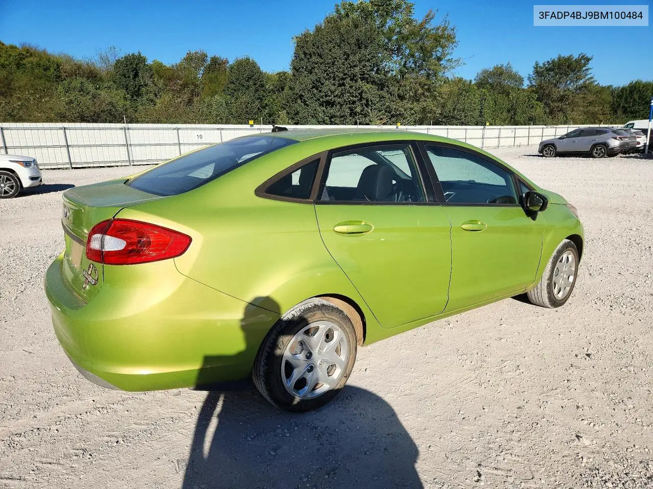 2011 FORD FIESTA VIN 3FADP4BJ9BM100484 — фото 3