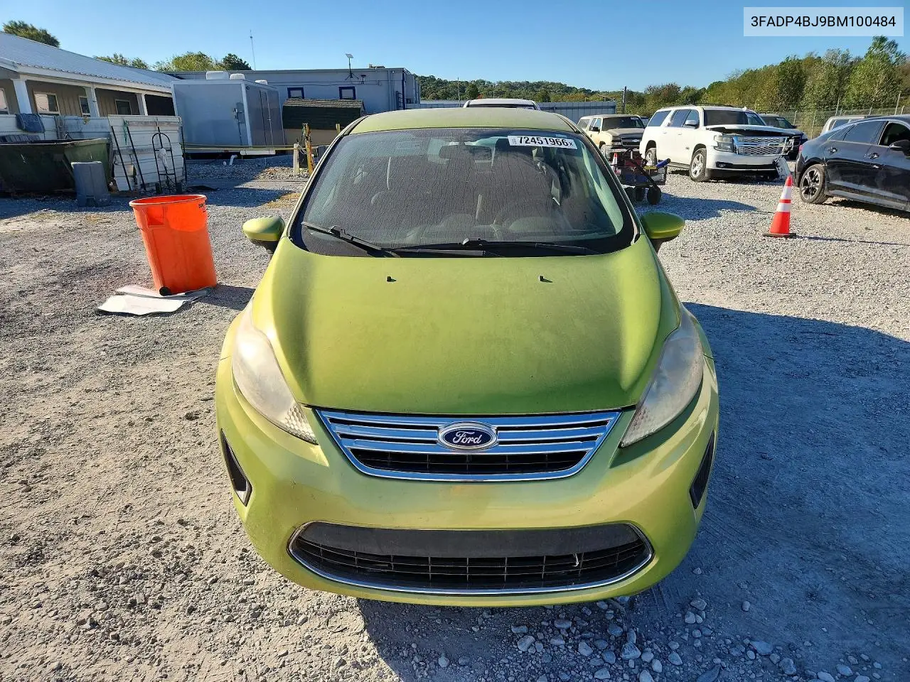 2011 FORD FIESTA VIN 3FADP4BJ9BM100484 — фото 5