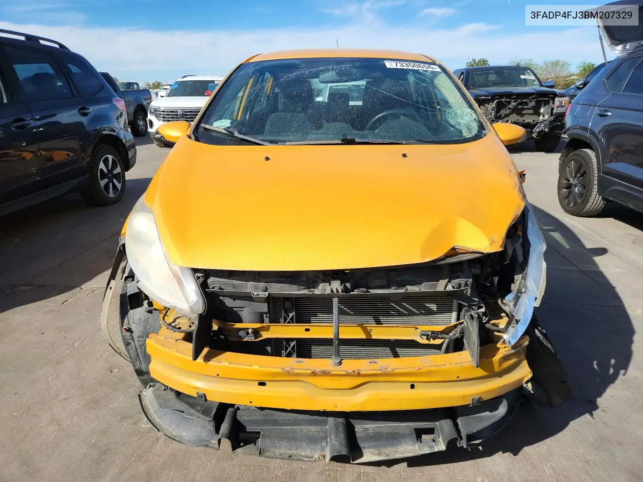 2011 FORD FIESTA VIN 3FADP4FJ3BM207329 — фото 5