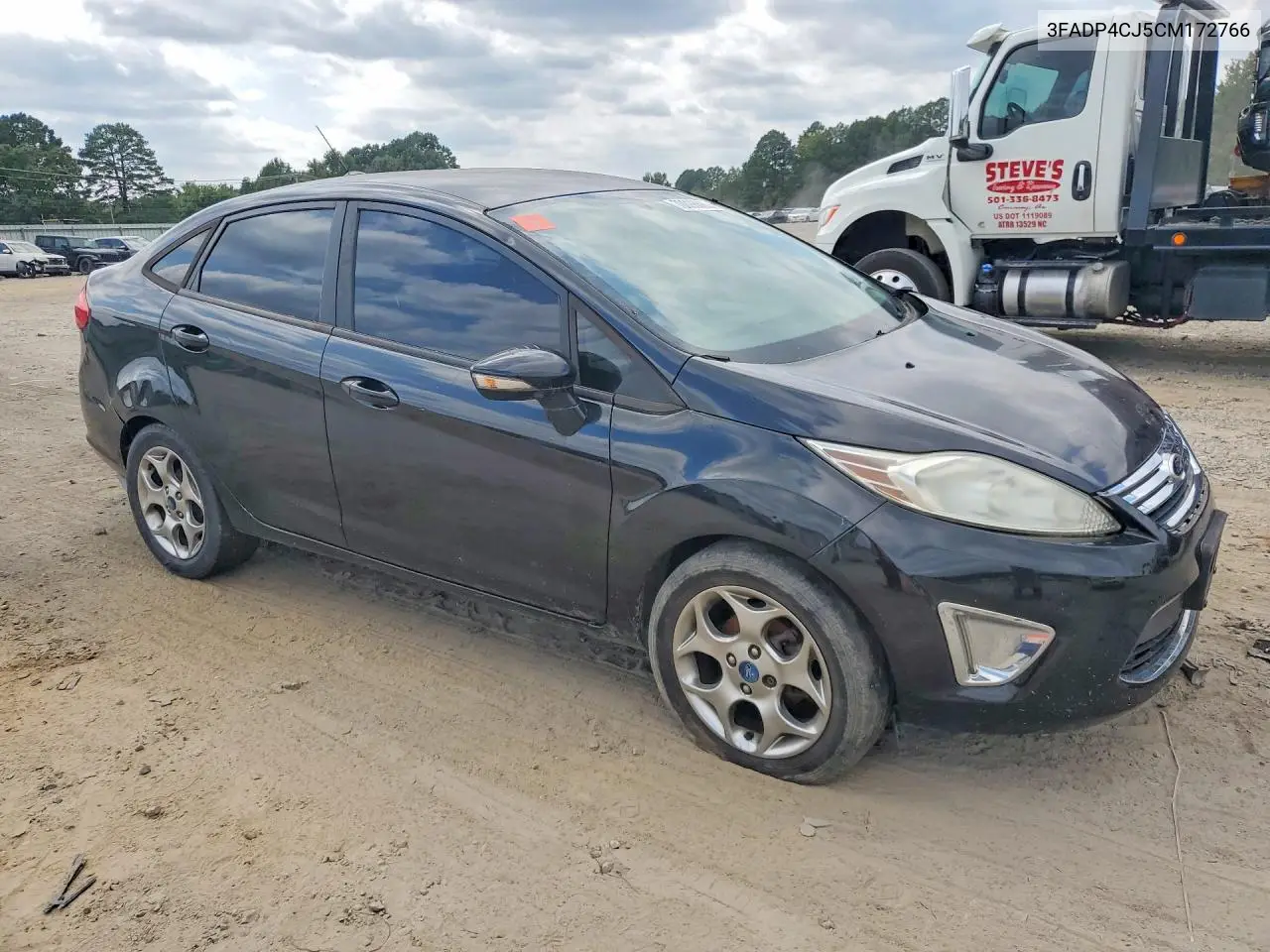 2012 FORD FIESTA VIN 3FADP4CJ5CM172766 — фото 4