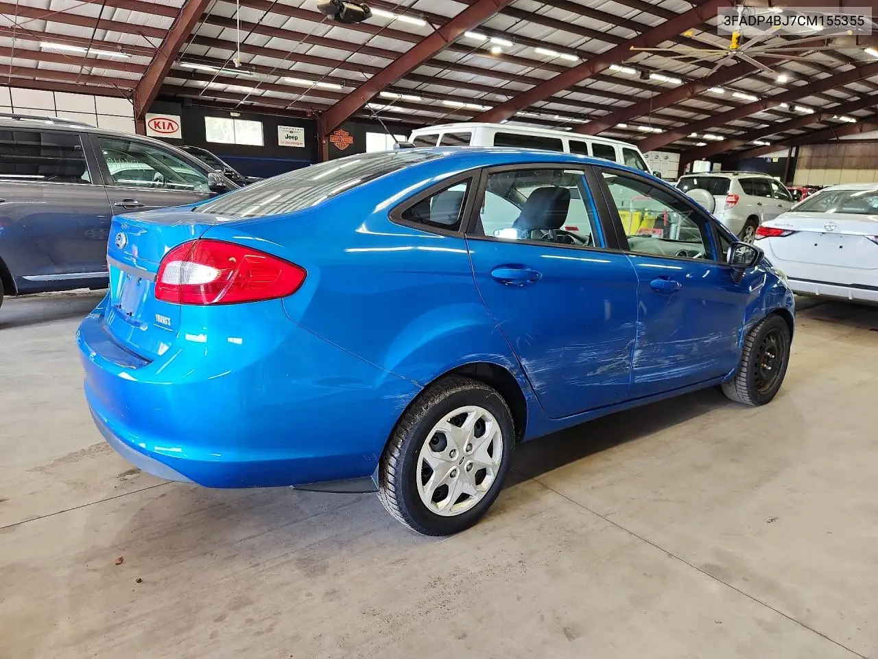 2012 FORD FIESTA VIN 3FADP4BJ7CM155355 — фото 3