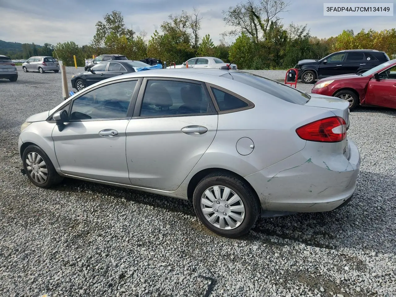 2012 FORD FIESTA VIN 3FADP4AJ7CM134149 — фото 2