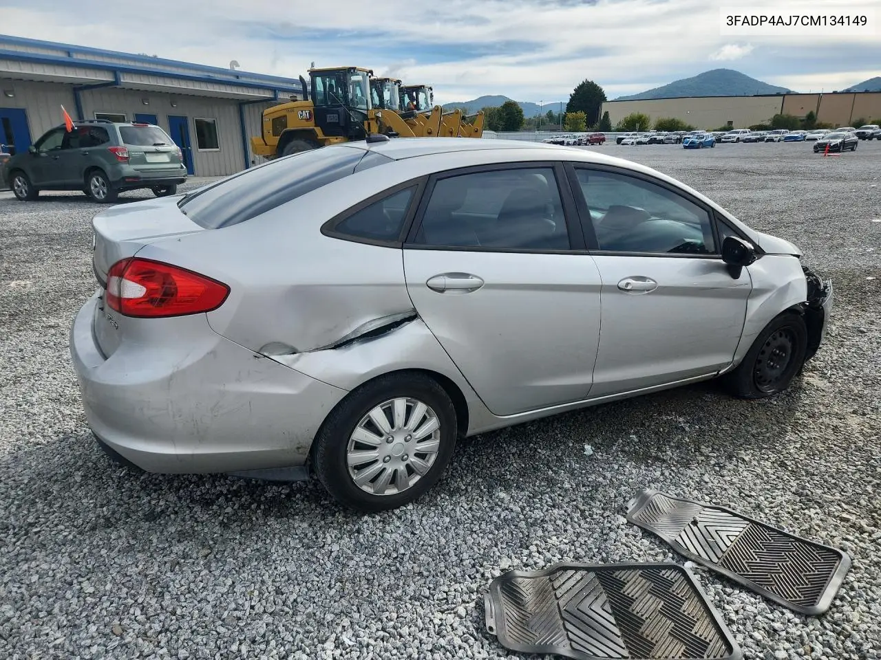 2012 FORD FIESTA VIN 3FADP4AJ7CM134149 — фото 3