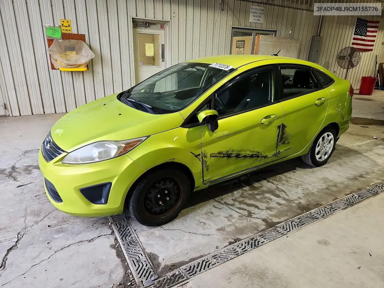 FORD FIESTA 2012, VIN 3FADP4BJ9CM155776