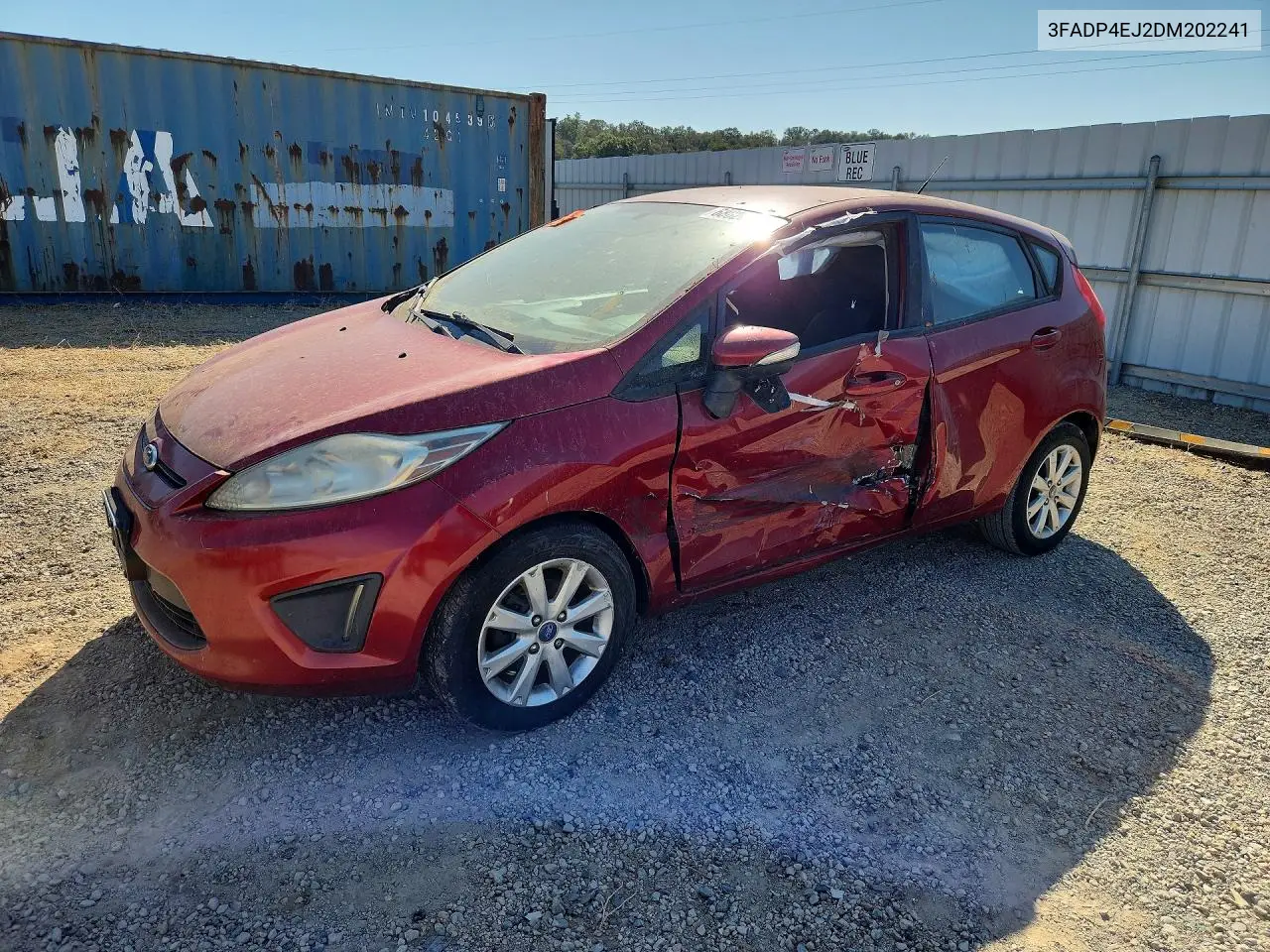 FORD FIESTA 2013, VIN 3FADP4EJ2DM202241