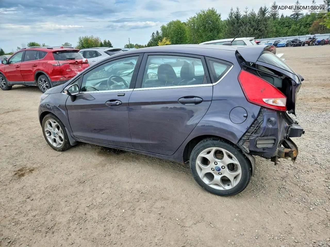 2013 FORD FIESTA VIN 3FADP4FJ6DM108099 — фото 2