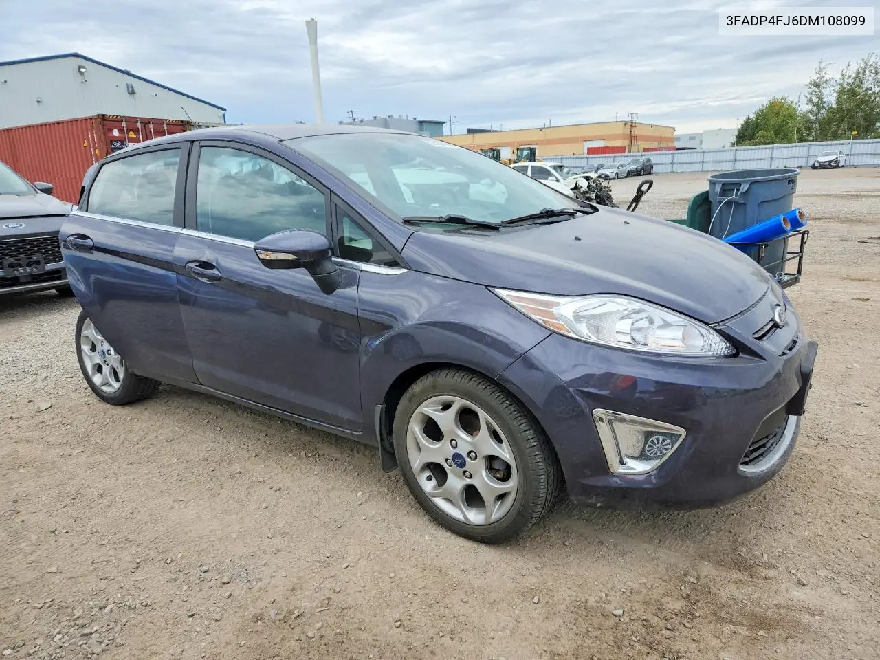 2013 FORD FIESTA VIN 3FADP4FJ6DM108099 — фото 4