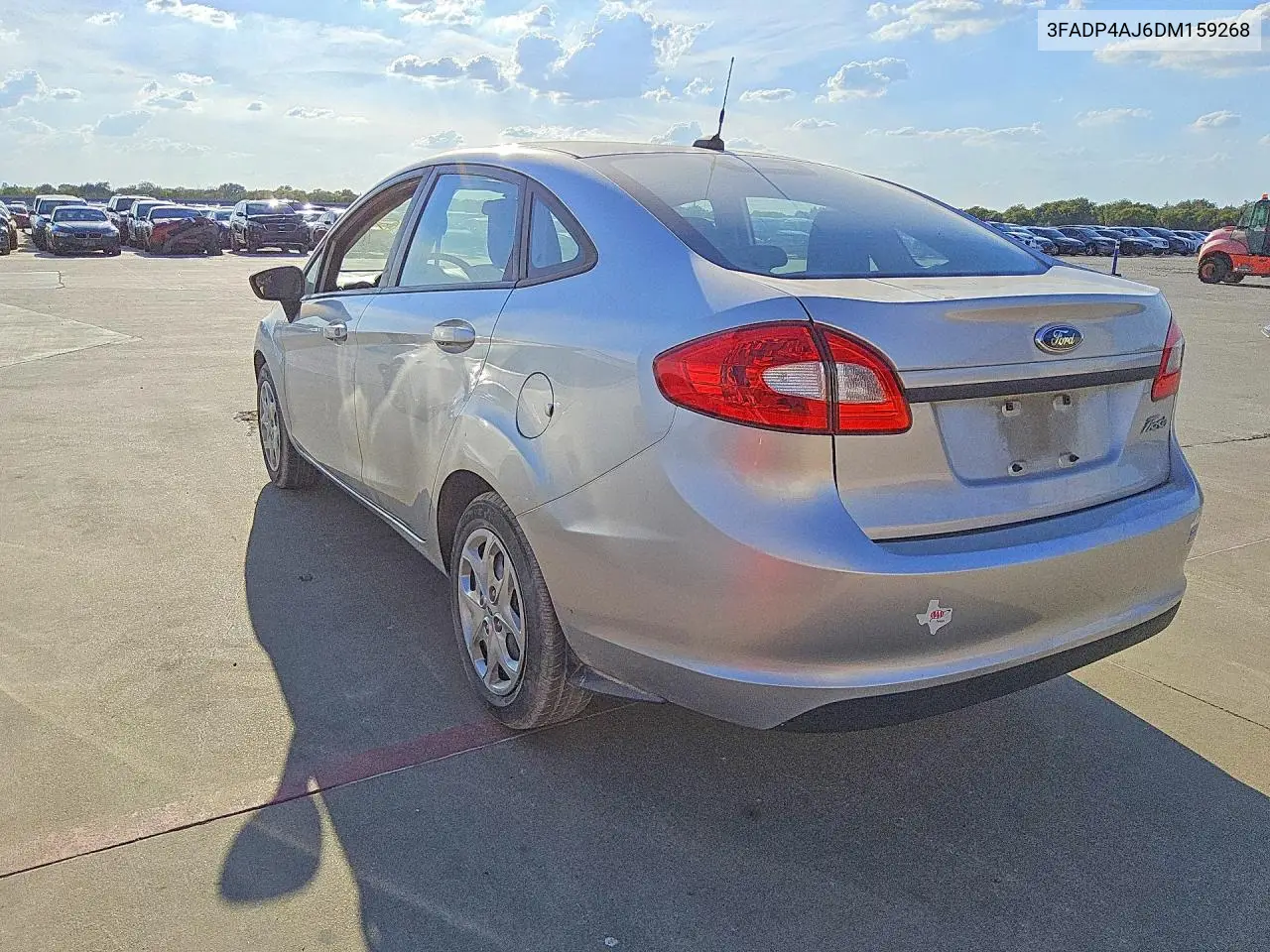 2013 FORD FIESTA VIN 3FADP4AJ6DM159268 — фото 2