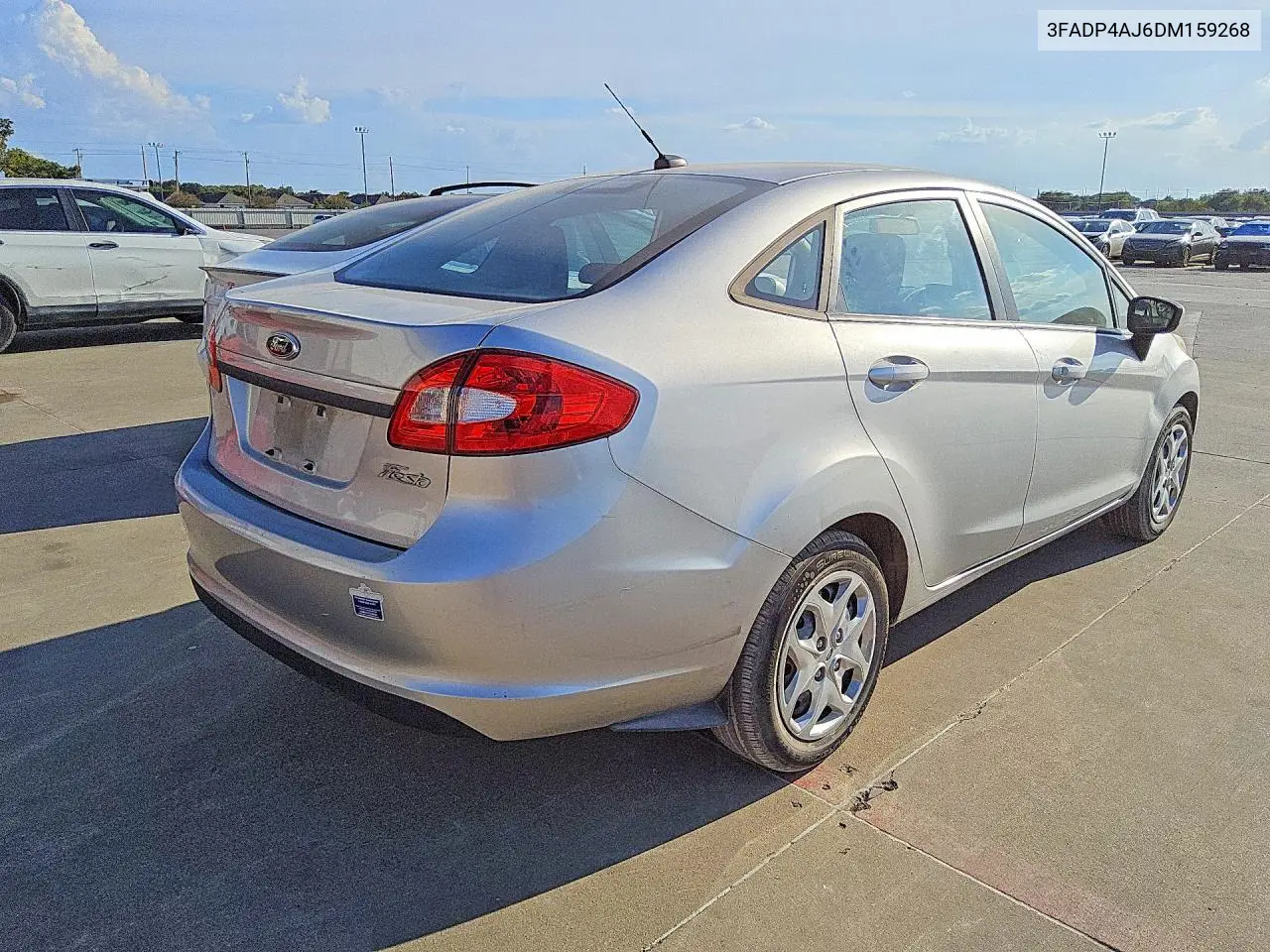 2013 FORD FIESTA VIN 3FADP4AJ6DM159268 — фото 3