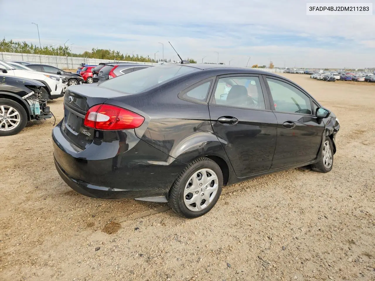 2013 FORD FIESTA VIN 3FADP4BJ2DM211283 — фото 3
