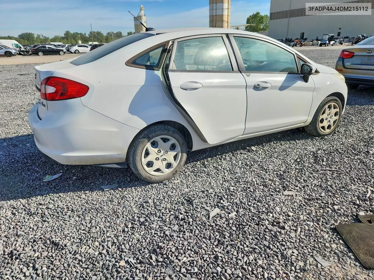 2013 FORD FIESTA VIN 3FADP4AJ4DM215112 — фото 3