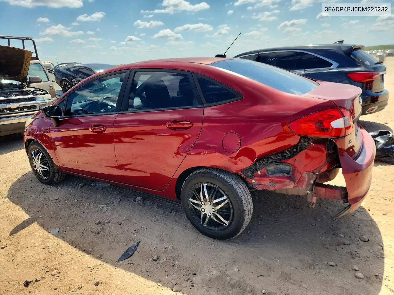 2013 FORD FIESTA VIN 3FADP4BJ0DM225232 — фото 2