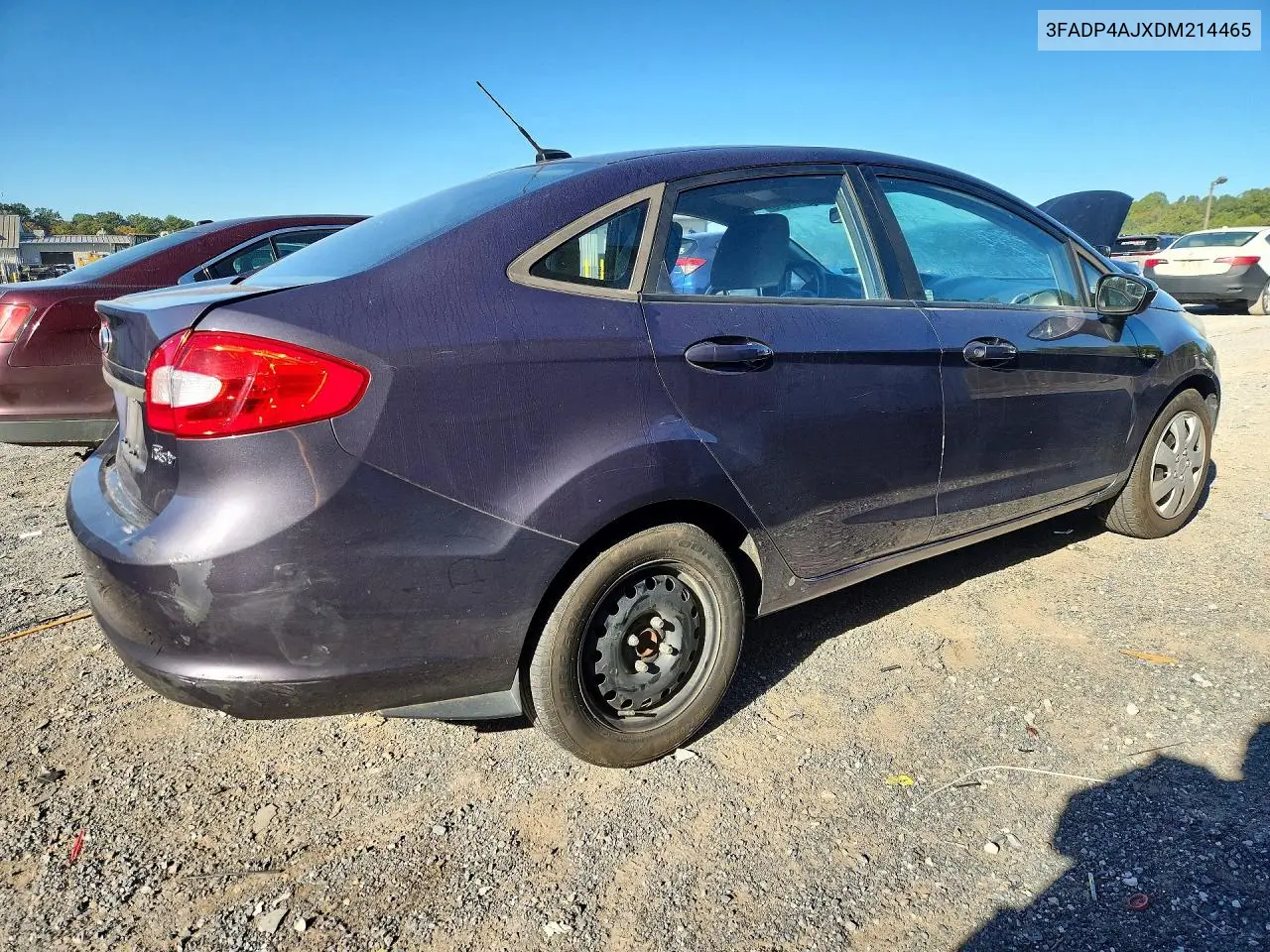 2013 FORD FIESTA VIN 3FADP4AJXDM214465 — фото 3