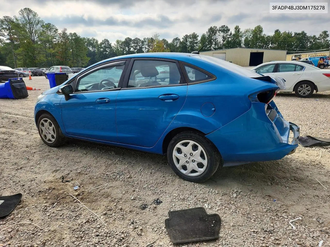 2013 FORD FIESTA VIN 3FADP4BJ3DM175278 — фото 2