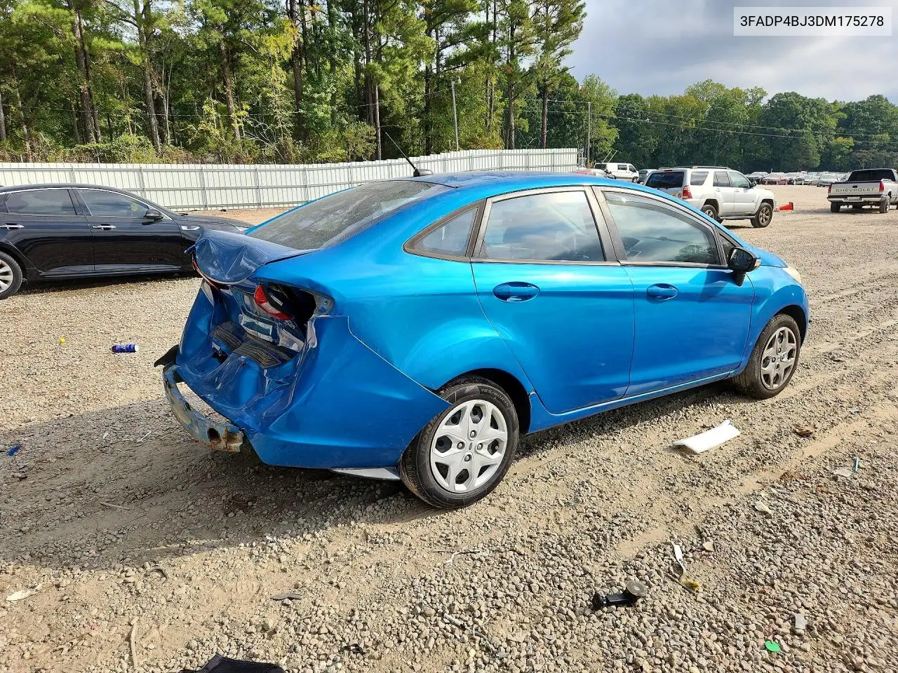 2013 FORD FIESTA VIN 3FADP4BJ3DM175278 — фото 3